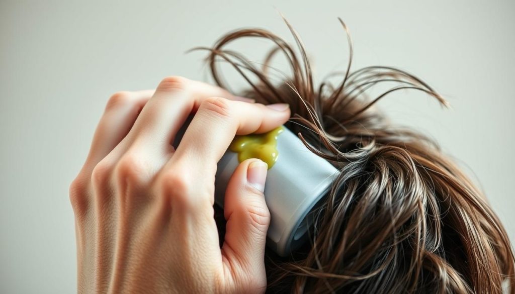 Kleber aus den Haaren entfernen