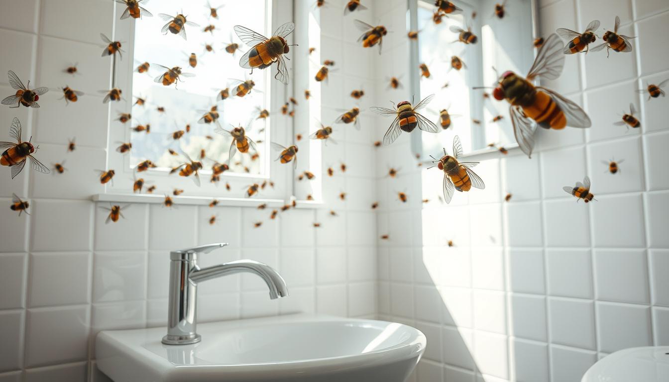 Fruchtfliegen im Bad: Was tun