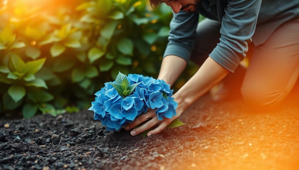 Hortensie einpflanzen