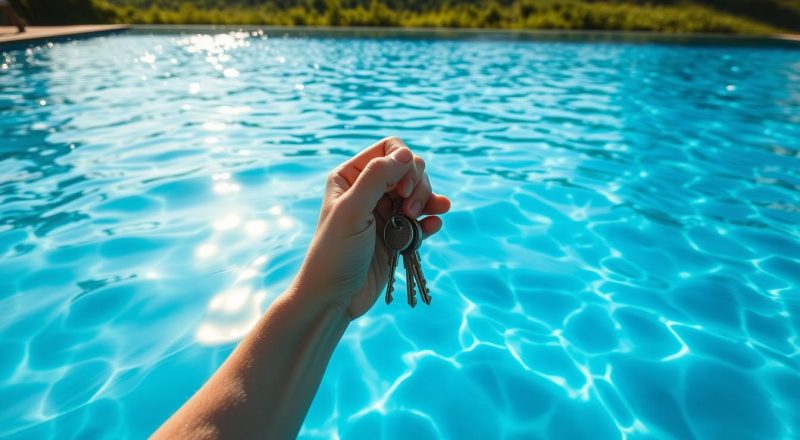 wohin mit dem schlüssel beim schwimmen