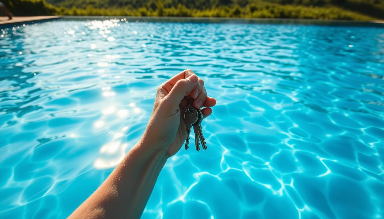 wohin mit dem schlüssel beim schwimmen