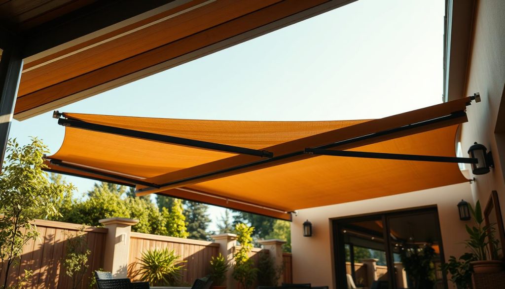 Wetterschutz Terrasse mit UV-Schutz